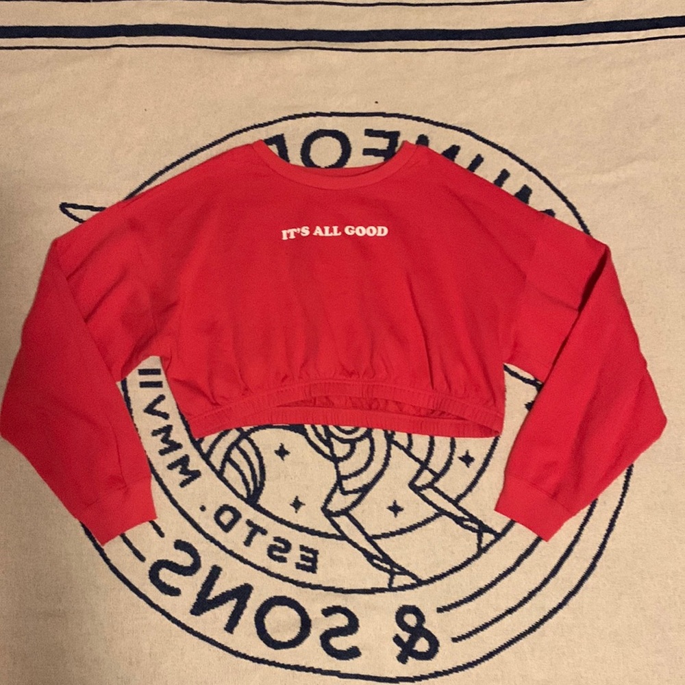 Women's Cropped Lounge Sweater